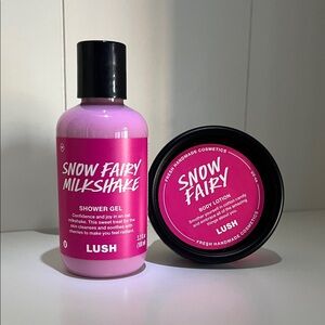 SNOW FAIRY MILKSHAKE SHOWER GEL & SNOW FAIRY BODY LOTION-NEW